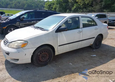 2003 Toyota Corolla Ce from USA, damaged, VIN JTDBR32EX30006305